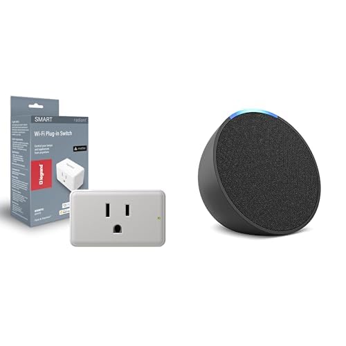 Echo Pop (Newest Model) with Legrand Radiant Smart Plug