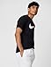 Nike Men's Sportswear Icon Swoosh T-Shirt, Black/White, Medium
