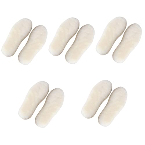 5 pares de plantillas de forro polar para zapatos de invierno miniatura 1