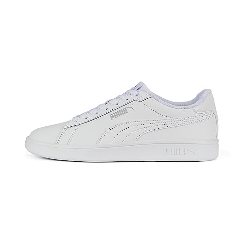 PUMA Smash 3.0 L JR, Zapatillas, White-Cool Light Gray, 36 EU
