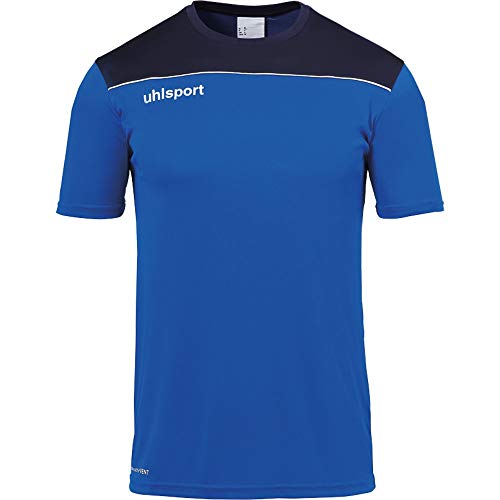uhlsport Offense 23 Poly T-Shirt de Football pour Homme XXL Blanc/Noir/Anthracite