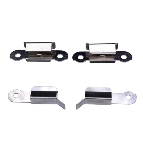Cabilock 4pcs Stainless Steel Hot Bed Glass Clamps Fixation 
