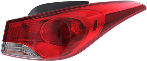 Evan Fischer Passenger Side, Outer Tail Light Compatible with 2011-2013 Hyundai Elantra - HY2805119