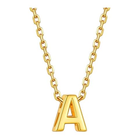 Supcare Initial Necklaces for Women Letter Necklace Gifts for Women Gold Name Necklace A Necklace Gifts for Women Birthday Cover