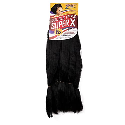 Jumbo SUPER X Cabelo Sintético- Tranças Box Braids Jumbão 400g Co...