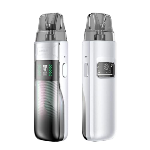 For VOOPOO Argus E40 Kit 40W Pod Vape with 1800mAh Battery 4.5ml Cartridge fit PnP X Coil Airflow Control Electronic Cigarette Vaporizer (Blanco perla)