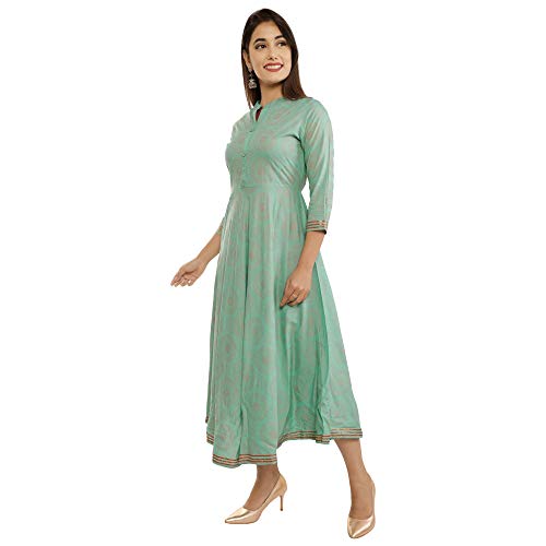 Image of Asean Women's Rayon Anarkali Kurta