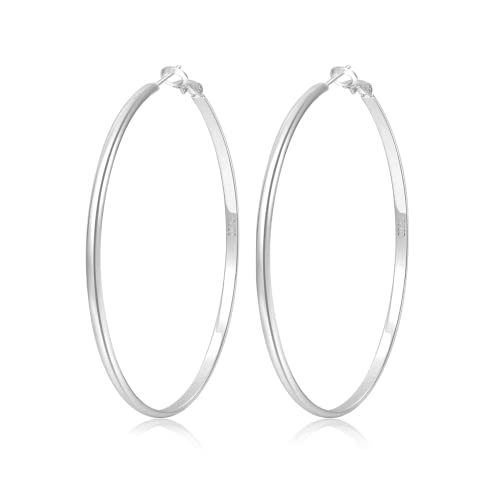 Senteria Silber 925 Große Leichte Hypoallergene Creolen für Damen -...