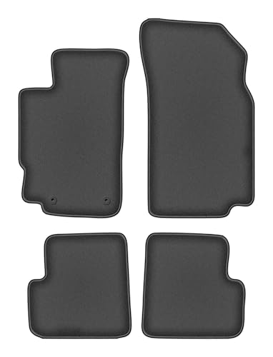 Tapis de voiture en velours Durban couleur graphite haut de gamme pour Peugeot 406