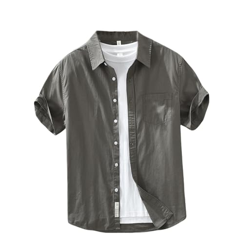 Chemise manches courtes japonaise USTZFTBCL homme décontractée