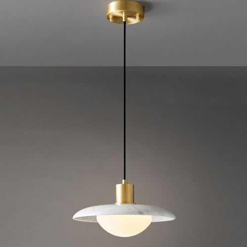 Lampe Suspendue en Marbre pour Éclairage de Chevet de Chambre Cosy
