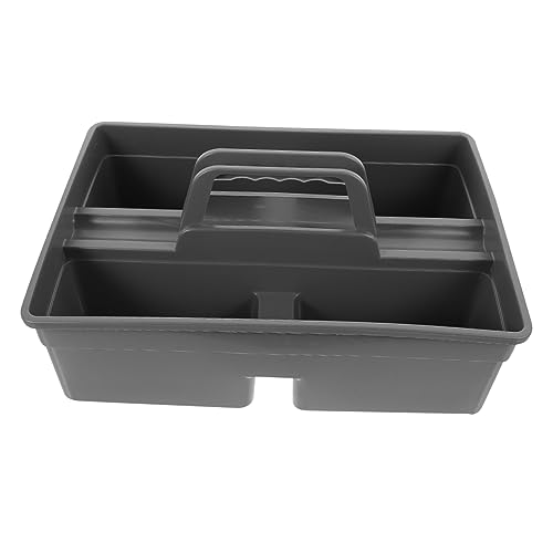 Uonlytech Carry Cleaning Products Storage Box Cleaning Organizer Handle Plastic Caddy