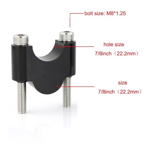 Support de guidon riser CNC anti-fatigue pour moto et quad