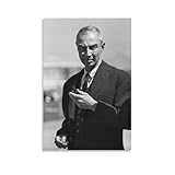 ロバート・オッペンハイマー理論物理学者研究所ポスター(10) パネル キャンバスウォールアート現代 印刷 版画 壁の絵 部屋飾り08x12inch(20x30cm)