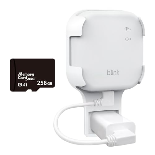 256GB MicroSD Card & Wall Mount for Blink Sync Module XR with Short Cable – Declutter, Save Space, and Effortlessly Enhance Security(1 Pack) by Kidjoyo - Used condition - US$29.68