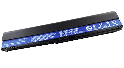 GOLEMON AL12B32 Batterie AL12B31 AL12B72 AL12X32 pour Acer Aspire V5-131 V5-171 Aspire One 725 755 756 Acer TravelMate B113 B113M B113-M Acer C7 C710 Chromebook KT.00403.004 11,1 V 5200 mAh Cover
