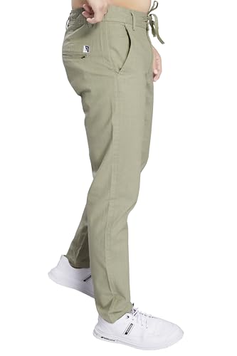 Image of DIVISIVE Men's Loose Fit Linen Blend Cotton Pants