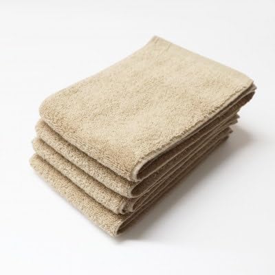 フェイスのハンブンタオル4枚セット(モカ)