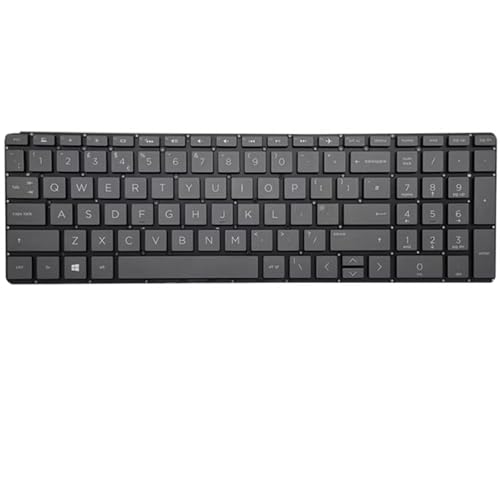 Teclado para HP Spectre x360 15t-df100 negro con escritura suave y distribución UK English