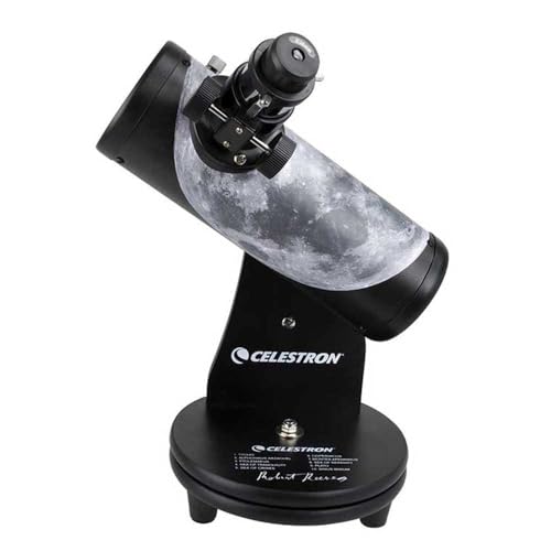 Image of Celestron Signature Series Moon by Robert Reeves Features A Superb Moon Astronomical Telescope, Black (22016)
