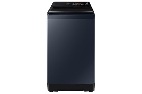 Image of Samsung, 10kg, 5 Star, AI Wash, Eco Bubble, AI Energy Mode, AI VRT+, Hygiene Steam, Quick Wash, Smart Control, Digital Inverter, Fully-Automatic Top Load Washing Machine, WA80F10B3NTL, BRUSHED NAVY