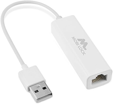 USB Ethernet (LAN) Network Adapter Compatible with Laptop, Computers and All USB 2.0 Compatible Devices Including Windows 11/10/8.1/8 / 7 / Vista/XP by Mobi Lock