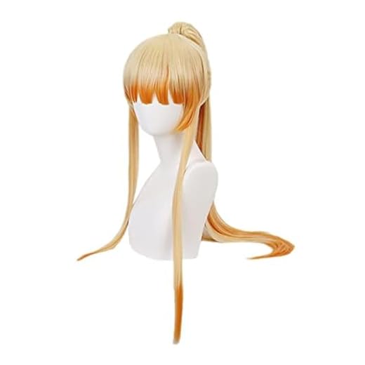 OSIAS Peluca de Cosplay de Female Agatsuma Zenitsu para Mujer y Niña