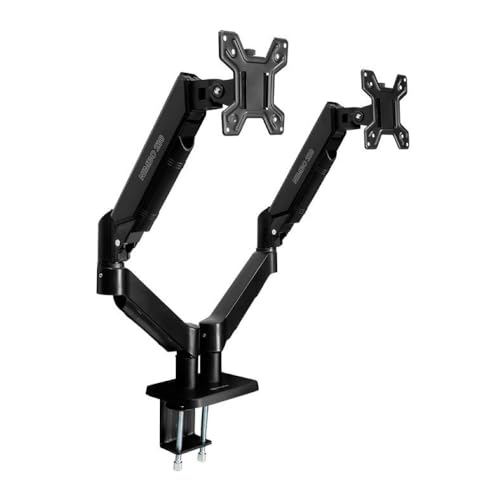 Suporte Articulado Para Dois Monitores Zinnia Nimbo 210 | Pistão à Gás | 13 a 32 Polegadas | Preto | ZNO-ZNNBO210-BK01 - Imagem 2