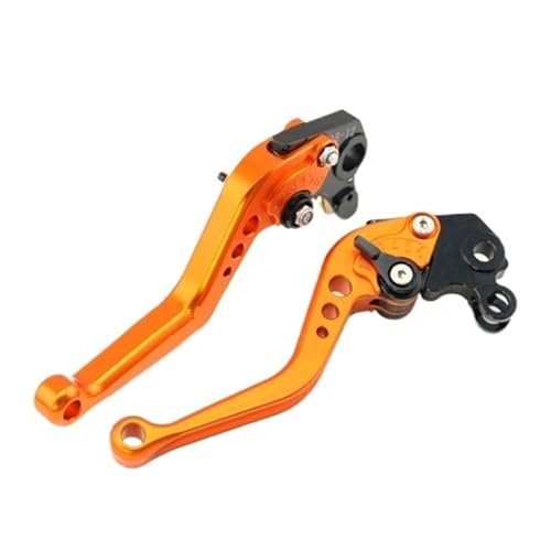 Levier d'embrayage de moto orange court pour FZ6 FZ1 FZ8 XJ6