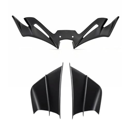 Aileron latéral de moto noir mat pour carénage avant de YZF-R25 et YZF-R3 2020-2023
