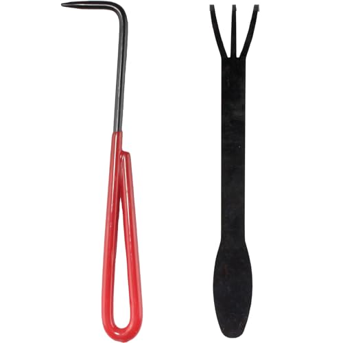 BambooMN Bonsai 2pc Set - 9' Root Pick and 9' Root Rake - 1 Set