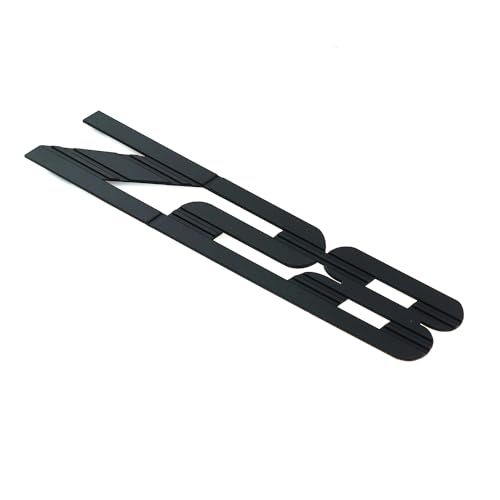 Image of 1Pc 1993-2002 Camaro Front Fender Z28 Emblem 3D Badge Nameplate Letter Sticker 10139552 Replacement for Z28 (Matte Black)
