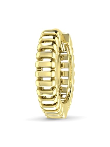 Image of ORIONZ Hoop Earrings for Men & Boys (1 Piece) - 925 Sterling Silver - Gift for Birthday Anniversary - 18k Gold Plated Jewellery - Men Fashion