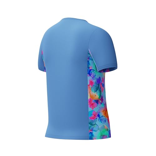 Image of Speedo Girls' Uv Swim Shirt Short Sleeve Printed Rashguard