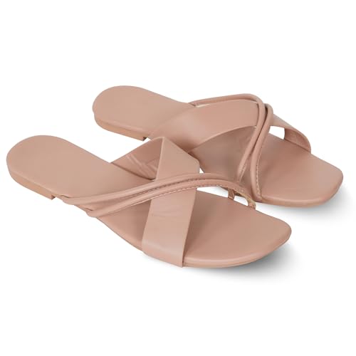 Image of Women's Lightweight Flip Flops | Comfortable Daily Wear Chappals | Soft Insole Slip-On Slippers for Girls & Women