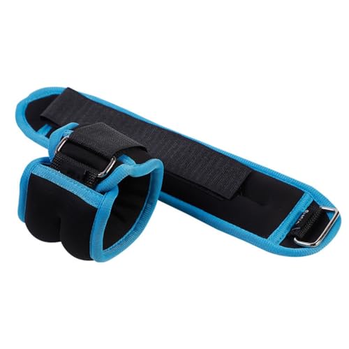 Generchin 2 Piezas de Equipo de Fitness, Bolsa de para Tobillos, Anillo en D, Peso de Tobillo Ajustable para Baile, Entrenamiento de Fuerza de Piernas, Yoga, Deportes, 500 G