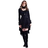 GRACEART Women's Steampunk Showgirl Cancan Costume Dress with Choker