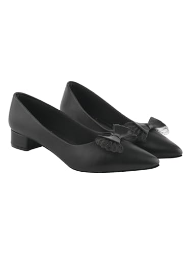 Image of Shoetopia Women's Patent Finish Heeled Mule Sandal, Open Toe Slip-On Mid Heel Slide, for Casual, Office, Evening and Special Occasions