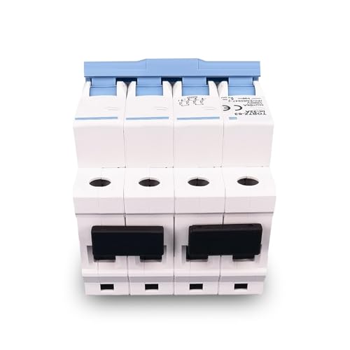 Mini disyuntor de corriente directa 4P DC MCB 1000V interruptor magnetotérmico fotovoltaico 63A 3