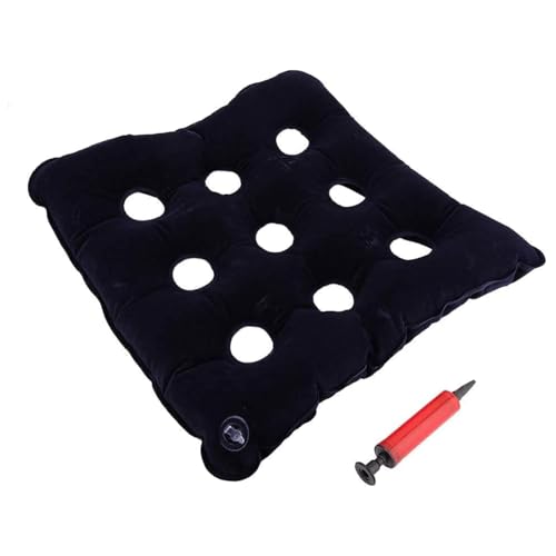 Sarini Inflatable Seat Air Cushions Pressure Relief Cushion with Bonus Air Pump for Prevention Sores