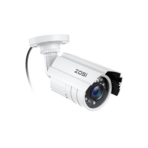 ZOSI 1080P 2.0MP HD 1920TVL Hybrid 4-in-1 TVI/CVI/AHD/960H CVBS CCTV Security Camera Indoor Outdoor, 80ft Night Vision,Aluminum Metal Cam, For 960H,720P,1080P,5MP,4K analog Surveillance DVR 