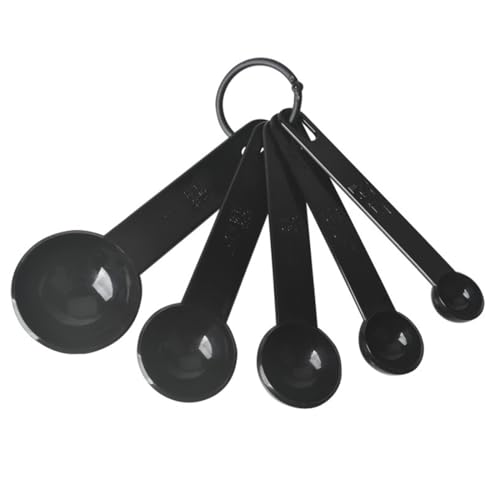 EYVRPAU Set di 5 cucchiai dosatori cucchiaino cucchiaio per condimenti cucchiaio grande cucchiaio dosatore tazza misurino set cucchiai piccoli con scala