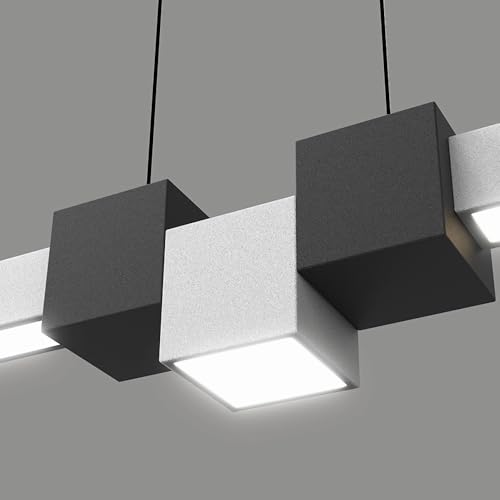 Lampe suspendue LED à intensité variable et hauteur ajustable pour table et bureau - 5