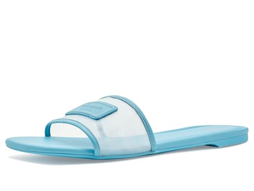 Image of kate spade new york womens Breezy Mesh Slide Sandal, Pristine Pool, 6 UK