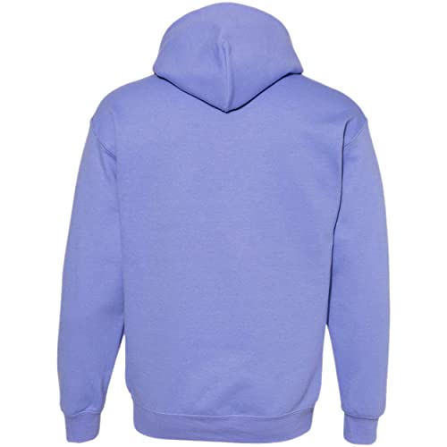 Image of Gildan Men's Heavy Blend Drawcord Hooded Sweatshirt, Safety Pink