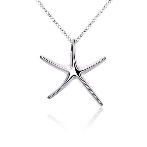 Collier étoile de mer argent 925 idéal pour vos tenues d'été