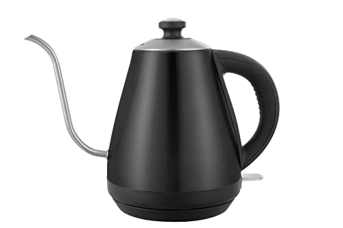 Chaleira Elétrica Pescoço de Ganso, Inox Preta, 110v, Hamilton Beach glide