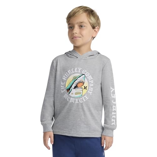 Image of Hurley boys Long Sleeve Hooded Graphic T-shirt