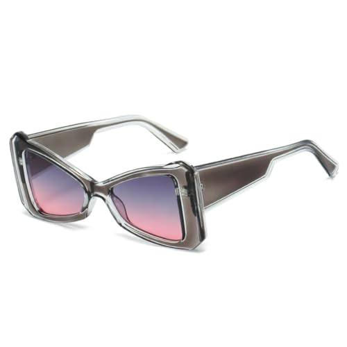 Lunettes de soleil femme UV400 anti éblouissement avec monture légère oversize