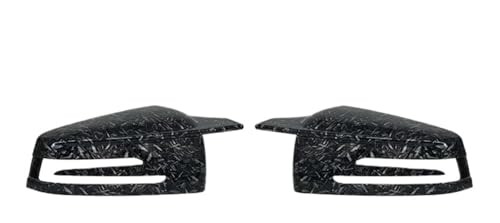 Paire de couvercles de rétroviseur Benz W204 W212 W176 look grain forgé